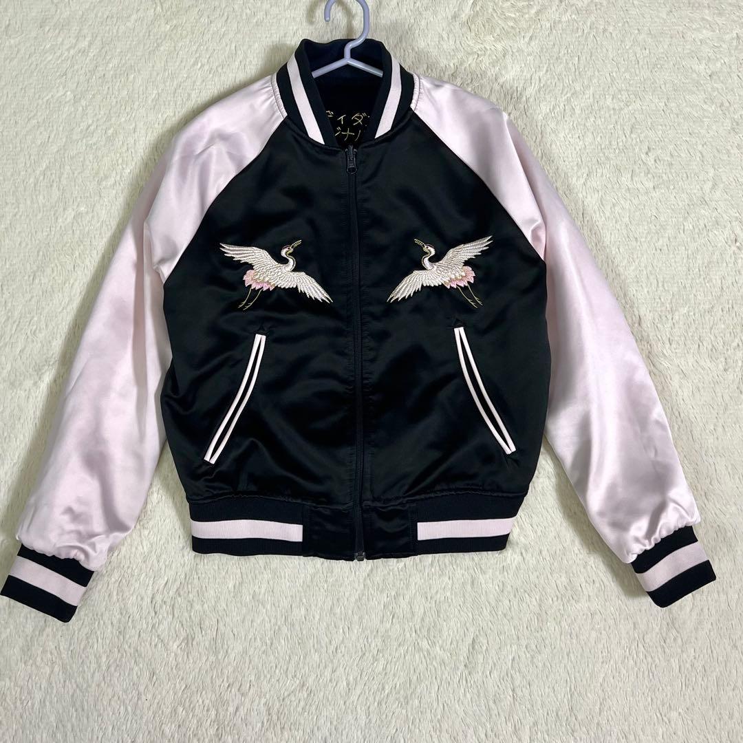 『美品』希少 adidas×Rita Ora リバーシブル スカジャン L