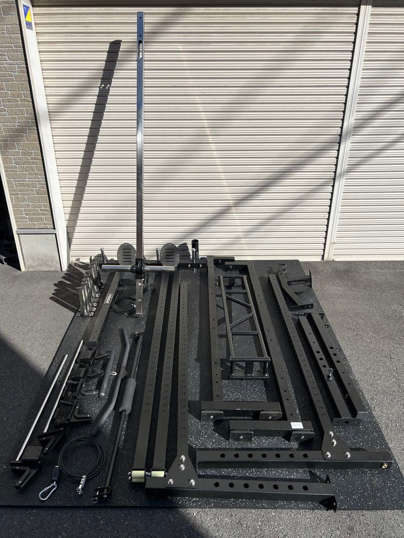 EVOLGEAR エボルギア 折り畳めるパワーラック ラットプル付き　レボルワン