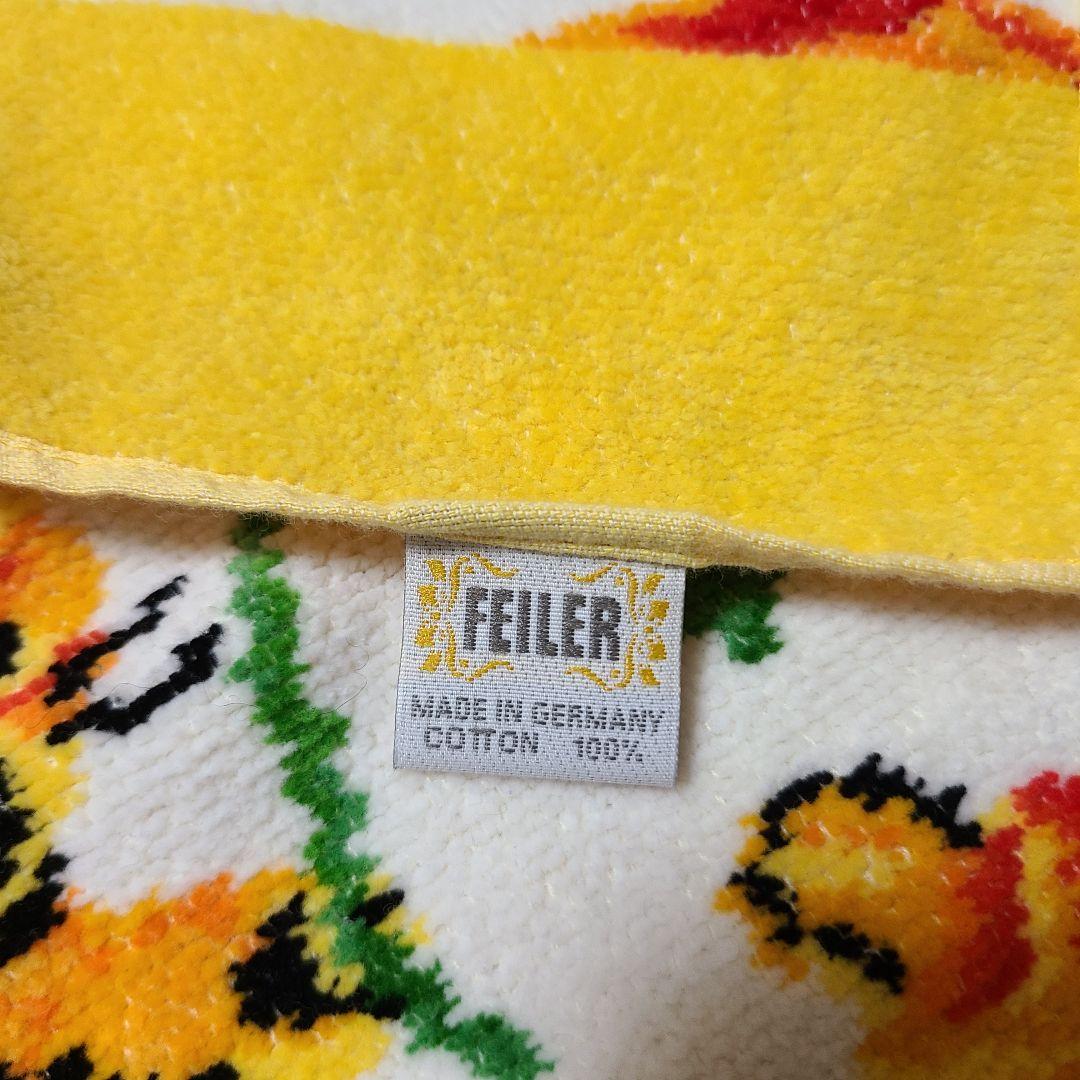 FEILER 猫と花のブランケット