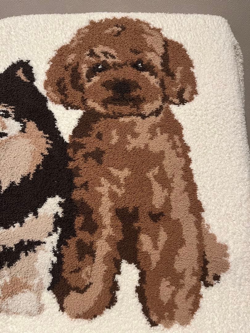 超レア　新品　gelato pique ジェラピケ　3匹の犬ブランケット