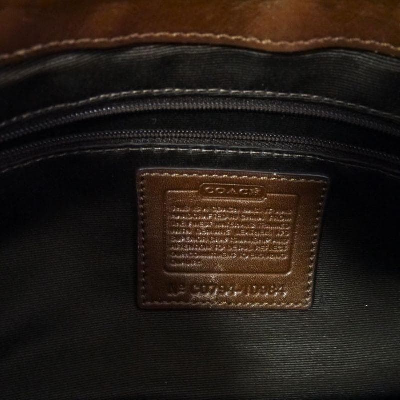 ❀ 美品　COACH　コーチ　ショルダーバッグ　シグネチャー　キャンバス　レザー