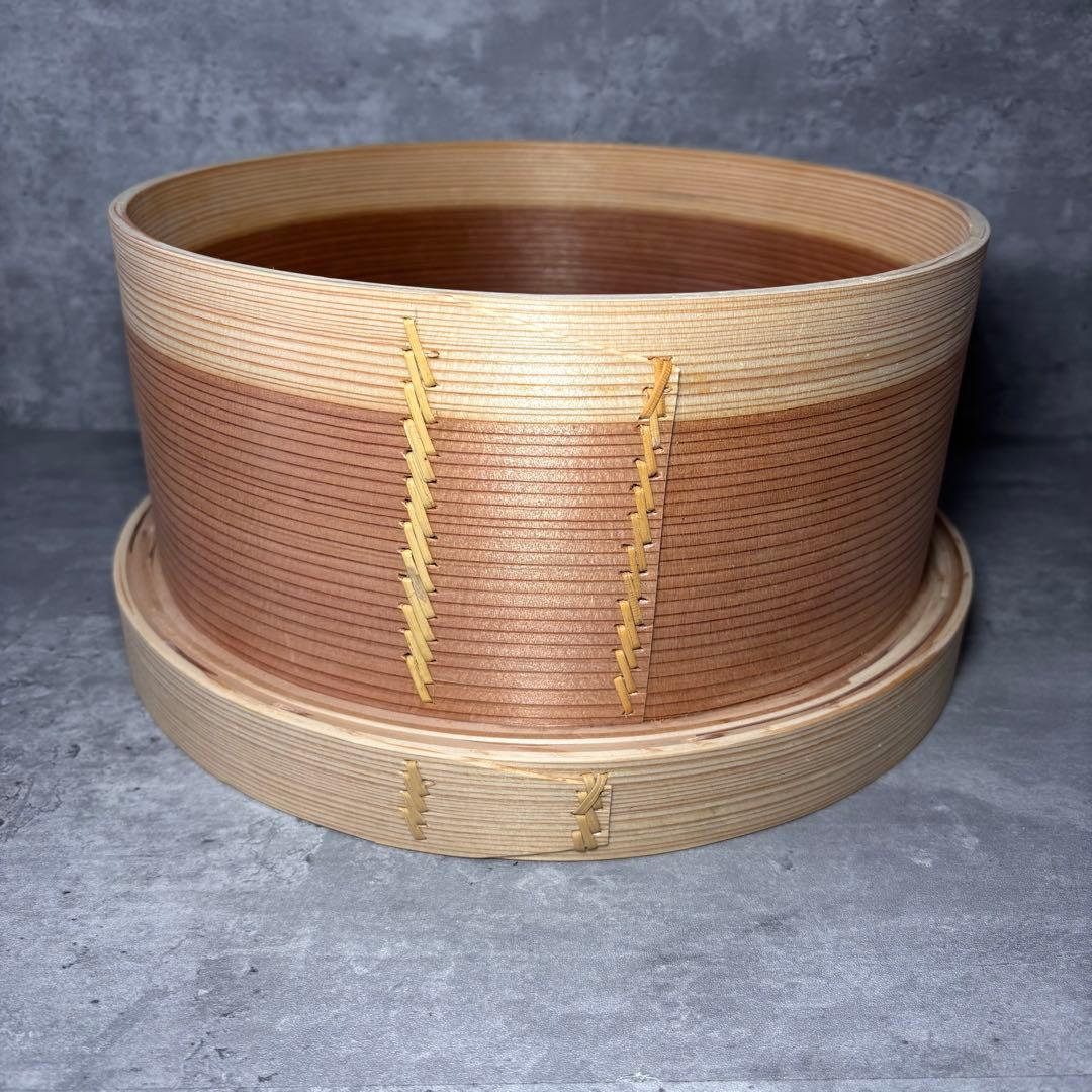 【未使用品】和セイロ　和蒸籠　せいろ　蒸篭 蒸籠 蒸し器 木製　26㎝