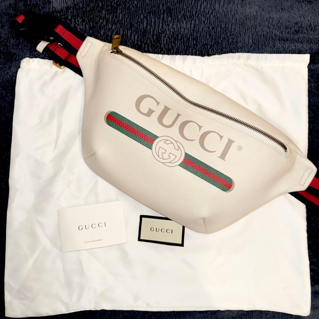 GUCCI GGロゴ ボディバッグ ショルダーバッグ ウエストポーチ 超美品