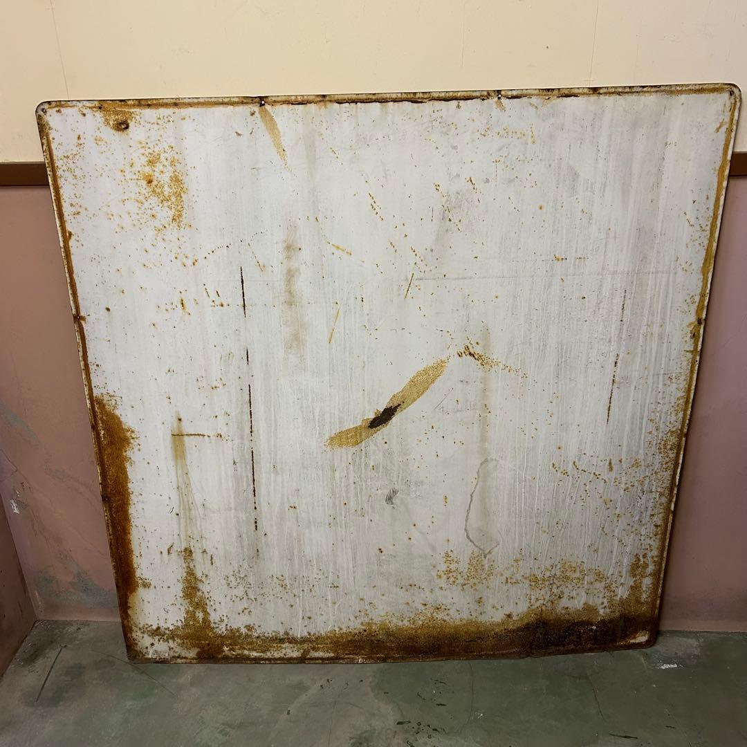 【送料無料】123cm角 コカコーラ 看板 ブリキ 鉄板 特大