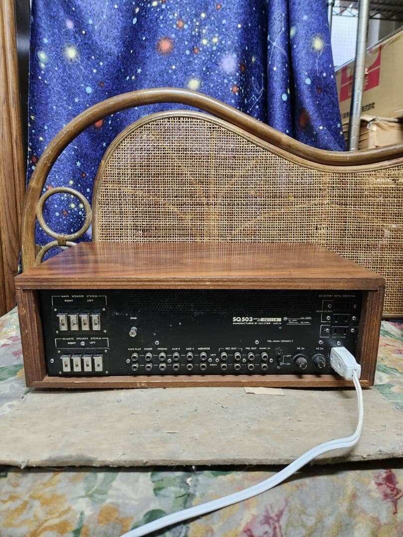 レアマジ綺麗！レストア整備極上超美品！LUXMANプリメインアンプSQ-503