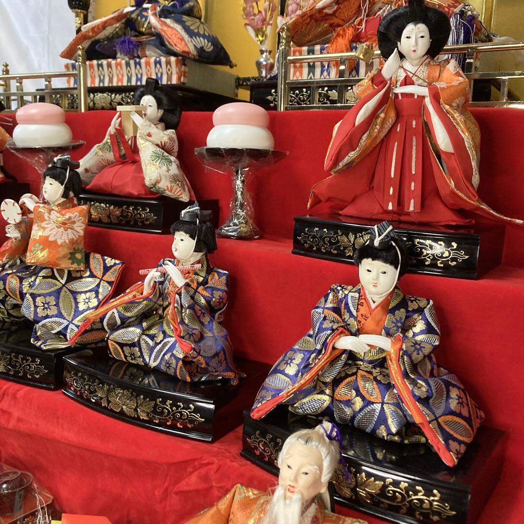 お雛様 ひな祭り 菊水作 ひな人形セット 7段