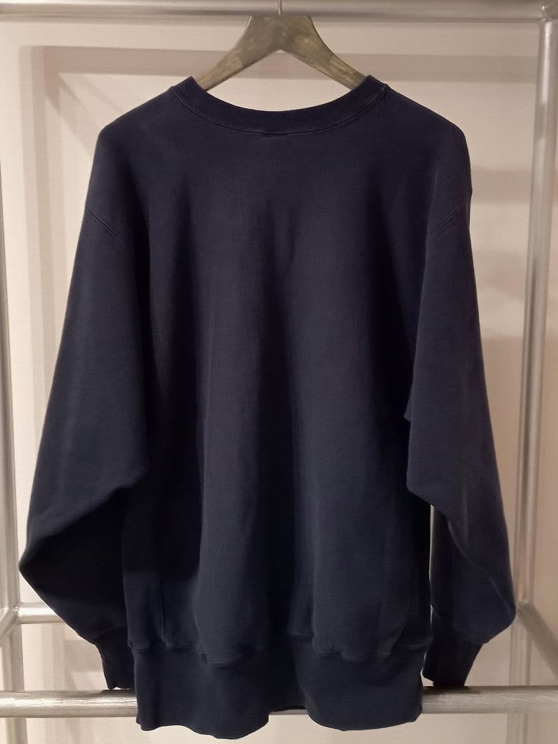 90s 古着　チャンピオン　リバースウィーブ　スウェット　ネイビー　XL