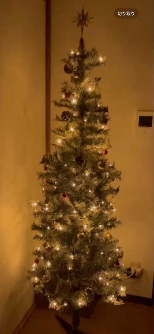 クリスマスツリー180cm☆ オーナメント&電飾&収納セット