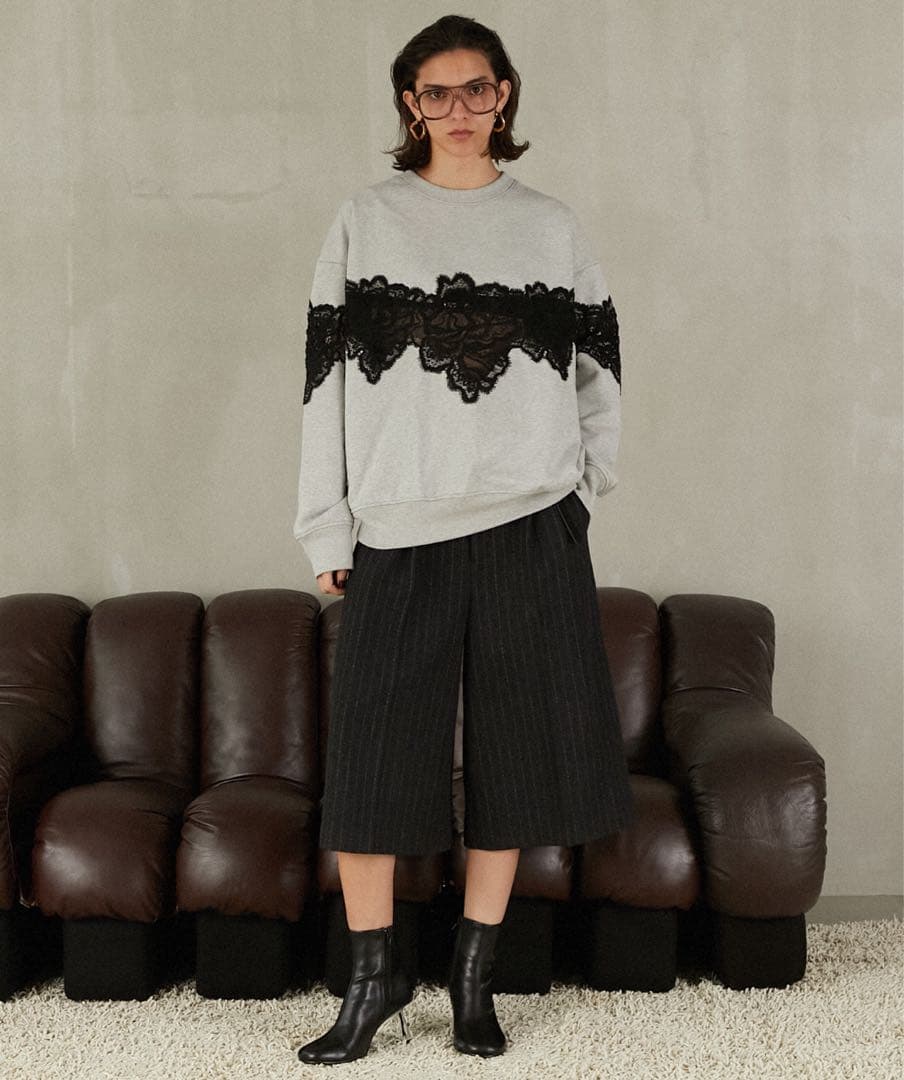 prank project レースニット　Black