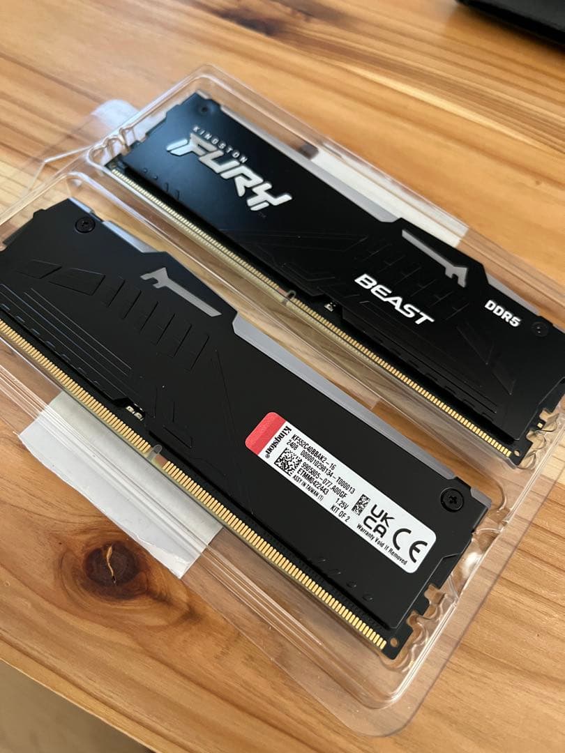 Kingston FURY BEAST DDR5 16GB (8GB2枚)