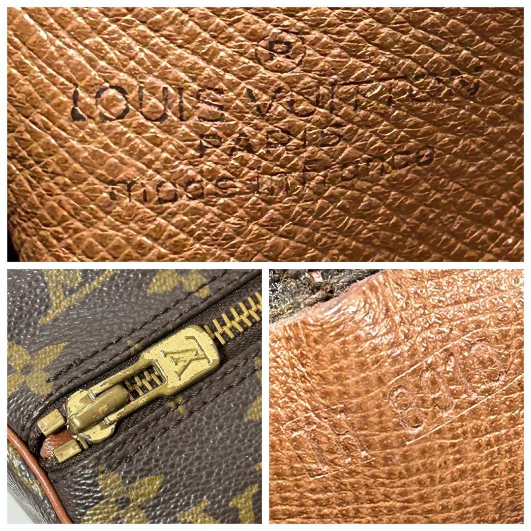 LOUIS VUITTON パピヨン 30 モノグラム ハンドバッグ ポーチ付