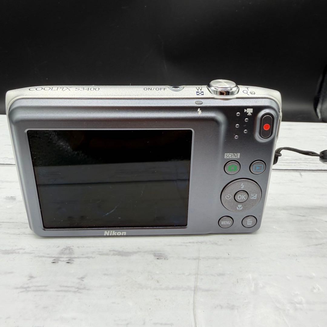 Nikon COOLPIX S3400 シルバー コンパクトデジタルカメラ