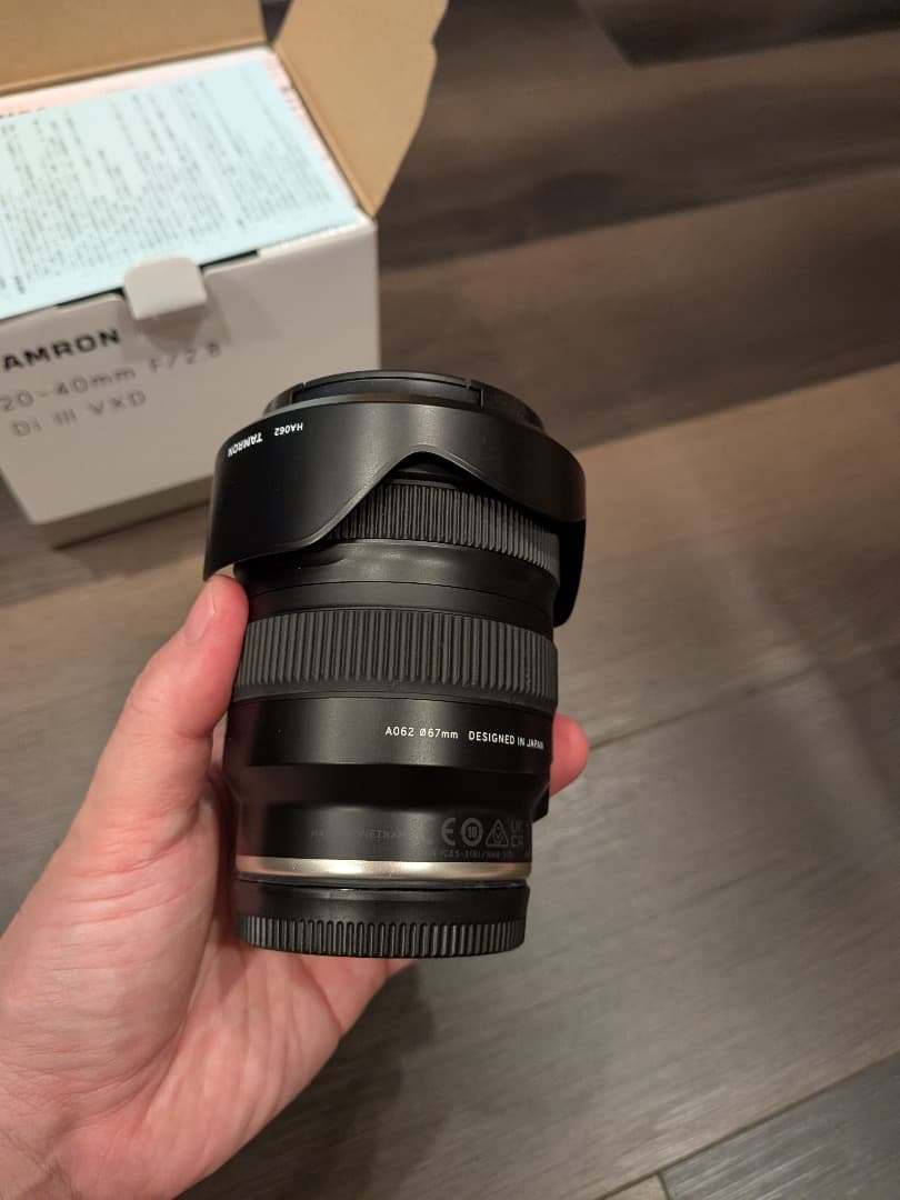 TAMRON 20-40mm F/2.8 Di III VXD Eマウント