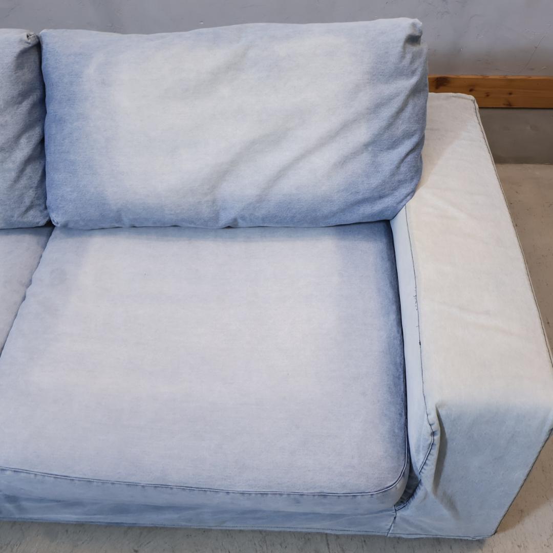 ジャーナルスタンダード FRANKLIN 2人掛けソファ デニム 2Pソファ