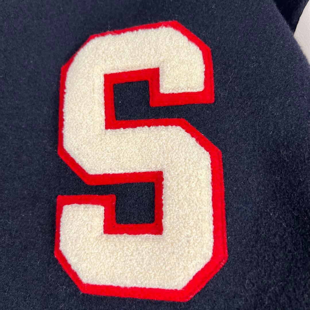 swagger スワッガー レザー切り替え スタジャン サガラ刺繍 XL