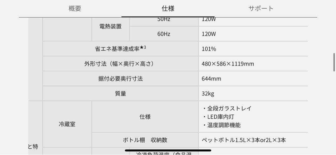 Panasonic 二ドア冷蔵庫 ホワイト　NR B14DW W