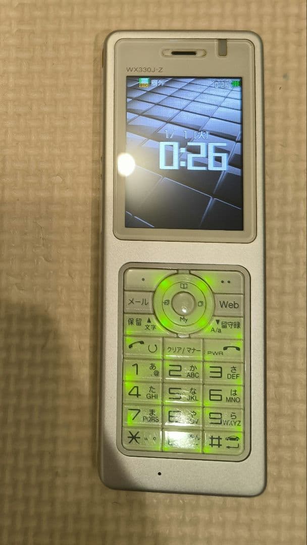 みけっこさん専用　WILLCOM WX330J-Z PHS本体 充電器付 5台