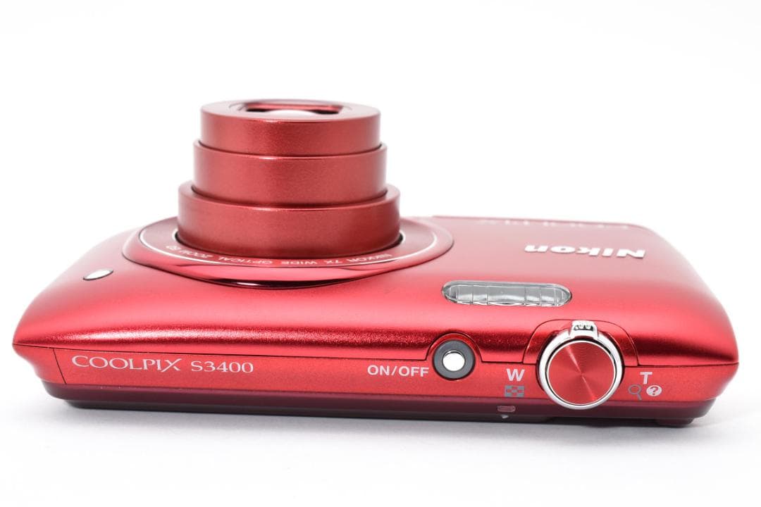 ■ 美品 ■ ニコン　Nikon COOLPIX S3400 レッド