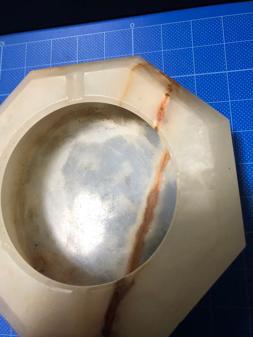 大理石　高級　オニックス　灰皿