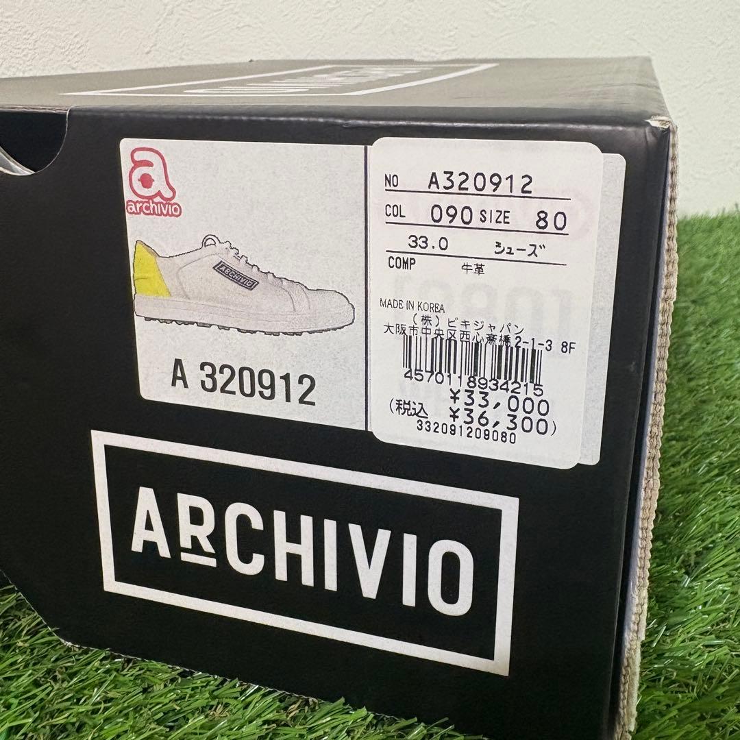 【ARCHIVIO】新品　スパイクレスゴルフシューズ　メンズ２８㎝ アルチビオ