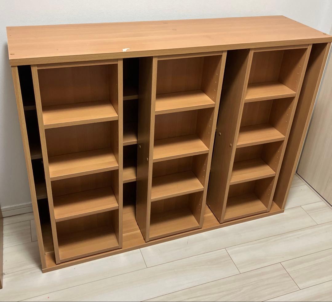 Y*o様 本棚　スライド収納棚　大容量　マンガ500冊以上収納可