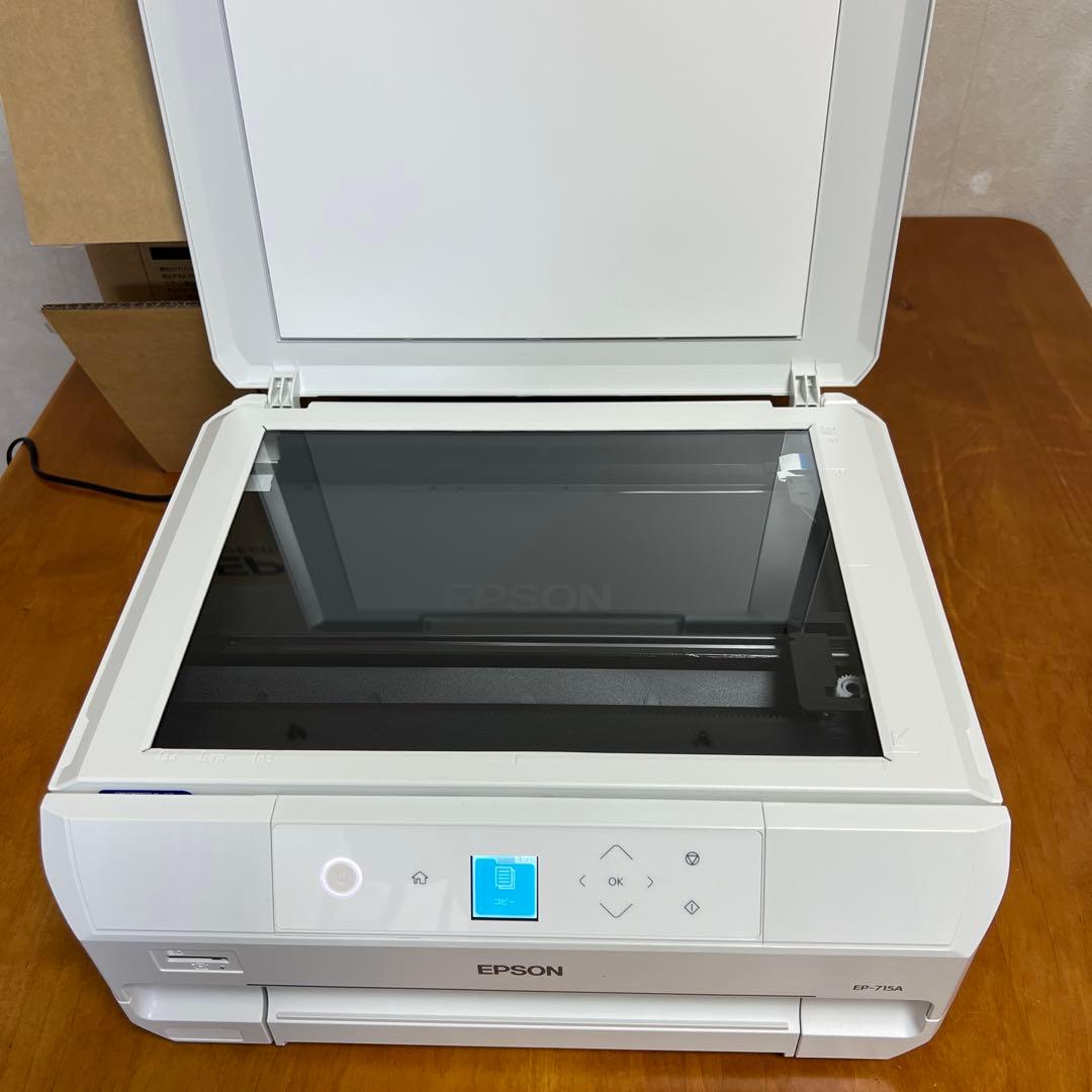 【ジャンク品】美品　EPSON 6色インクジェットプリンター　EP-715A