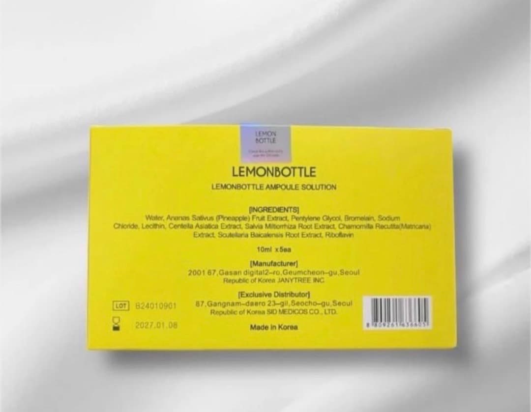 レモンボトル10ml 4本　ホームケアキットプレゼント　箱あり