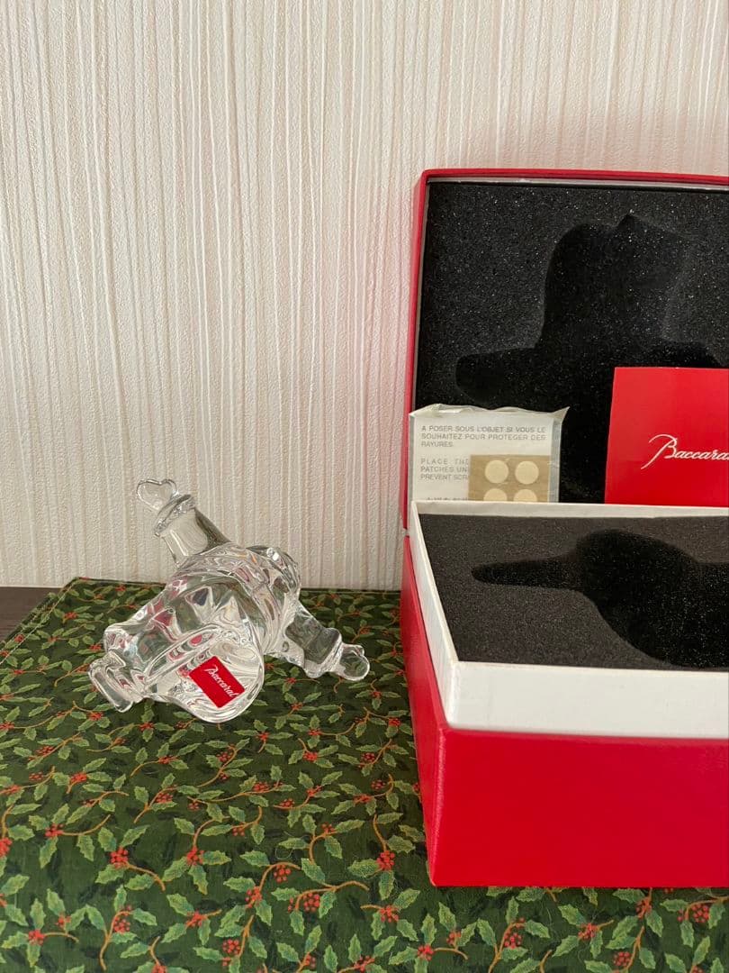 ★クリスマスセール★【美品】バカラ　クリスタル　クリスマスオーナメントセット