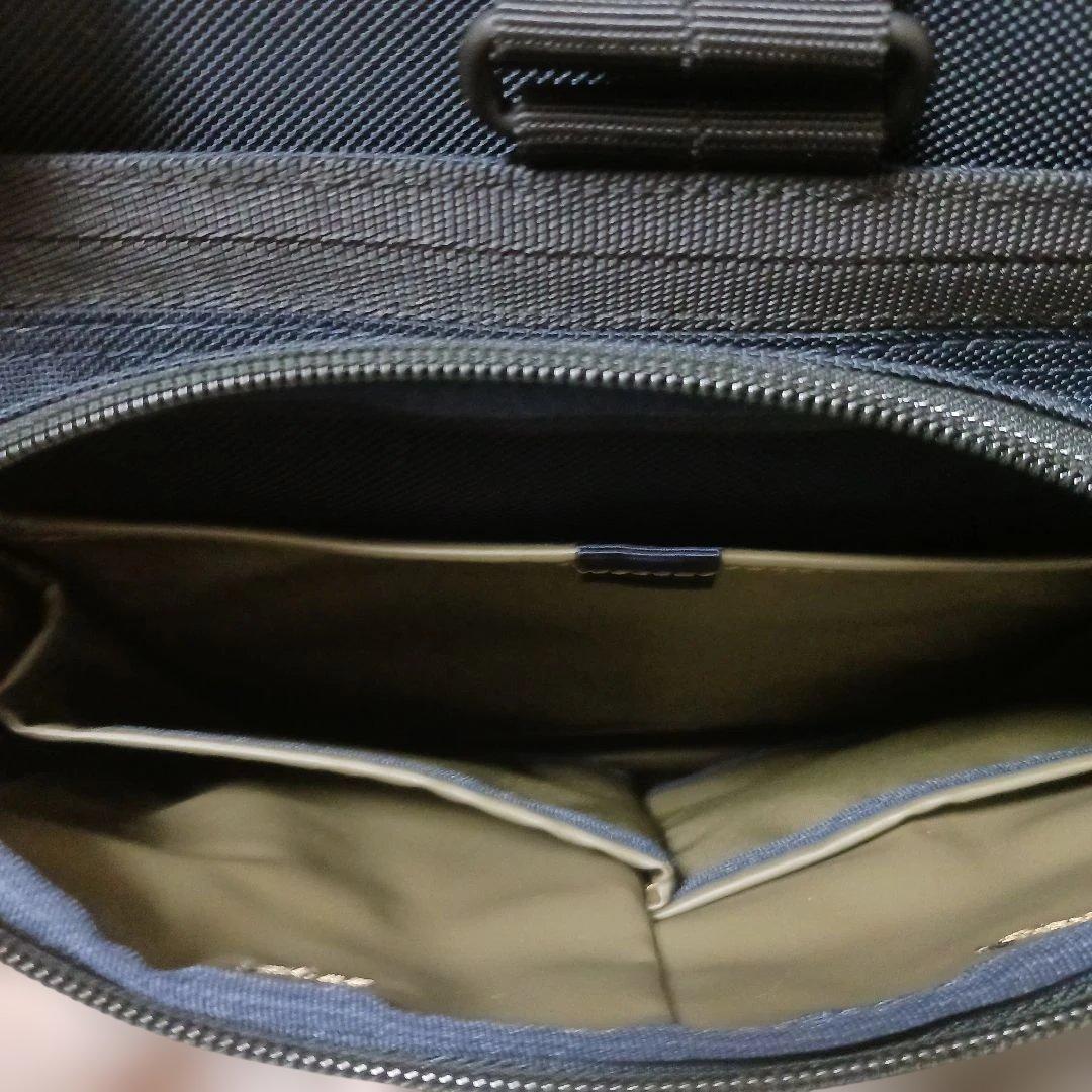 2987【未使用級・全付属品付】PORTER αgelgrip　ビジネスバッグ紺