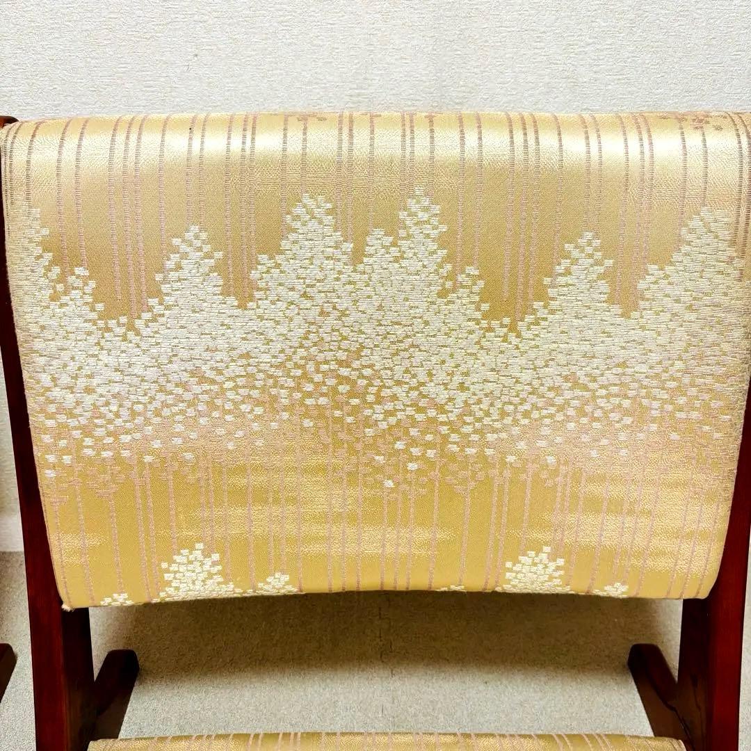 【希少】カリモク 座椅子　折りたたみ 木製　和室 和家具 和風　2脚セット