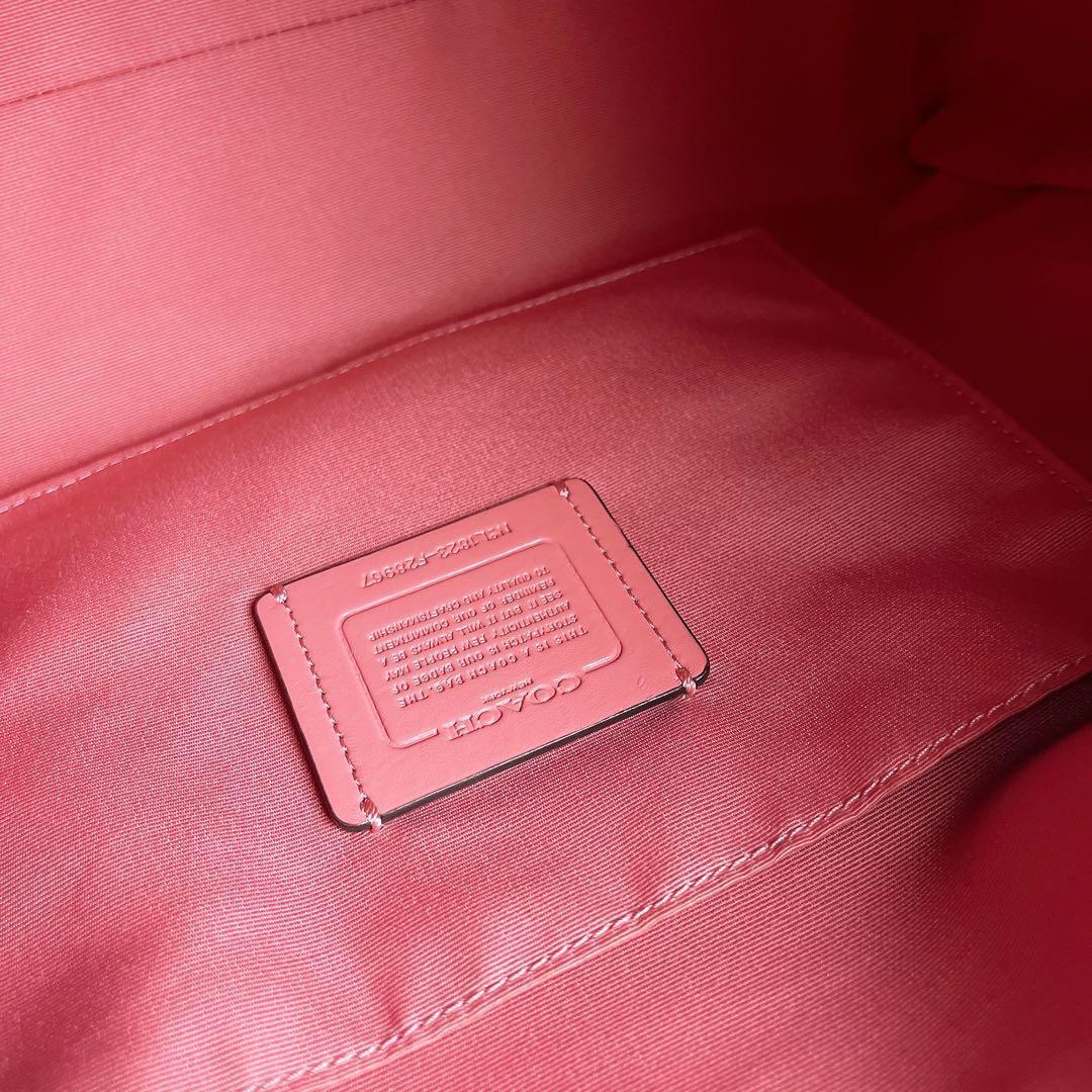 極美品☆COACHコーチ 2wayショルダーバッグ ブラウン レザー 大容量