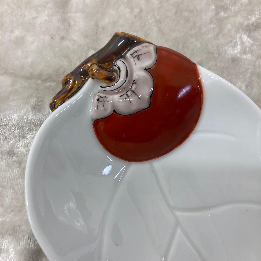 【希少品】酒井田 柿右衛門 柿葉形皿 割烹皿 5枚セット 超美品