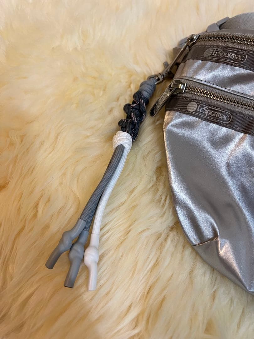 MyuLeSportsac×Ameri ショルダーバッグ シルバー　レスポ