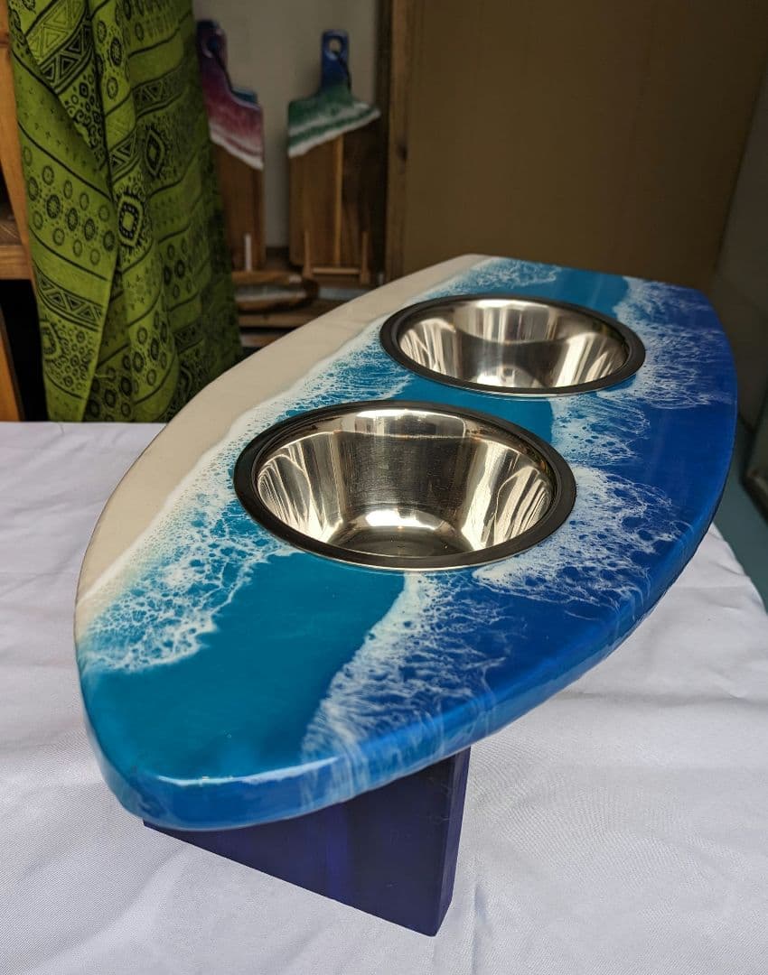 サーフィン・ボディボード Pet food stand   Ocean art