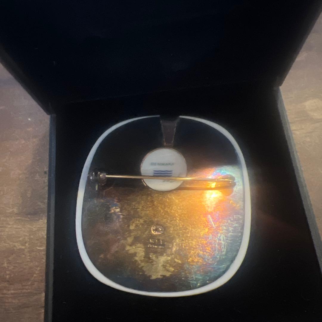 【期間限定】ロイヤルコペンハーゲン　フローラダニカ　ビオラ　ブローチ