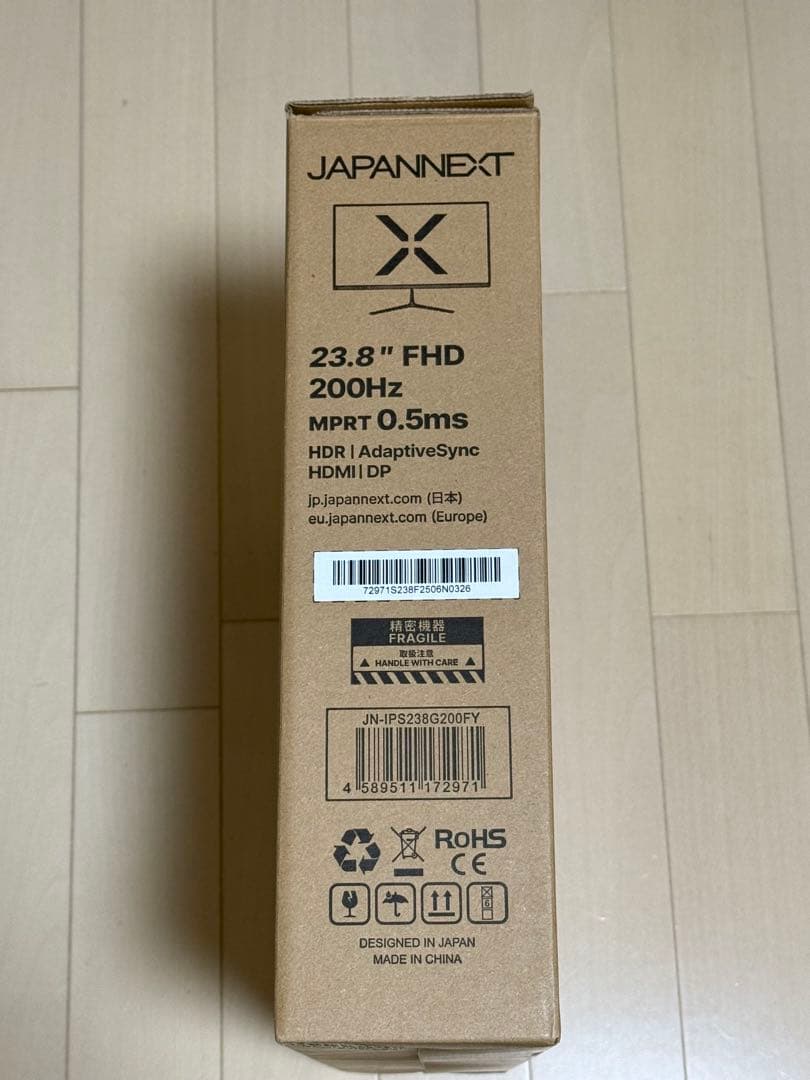 JAPANNEXT X 23.8インチ FHDゲーミングモニター pcモニター