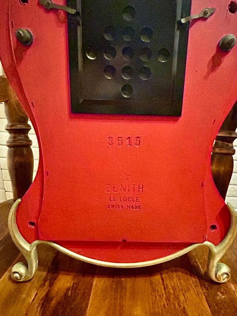 ZENITH ヌーシャテル・クロック 置き時計 ゼンマイ式 希少 稼働品