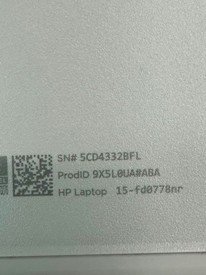 HP ノートPC i7 12th Gen hp15-fd0778nr