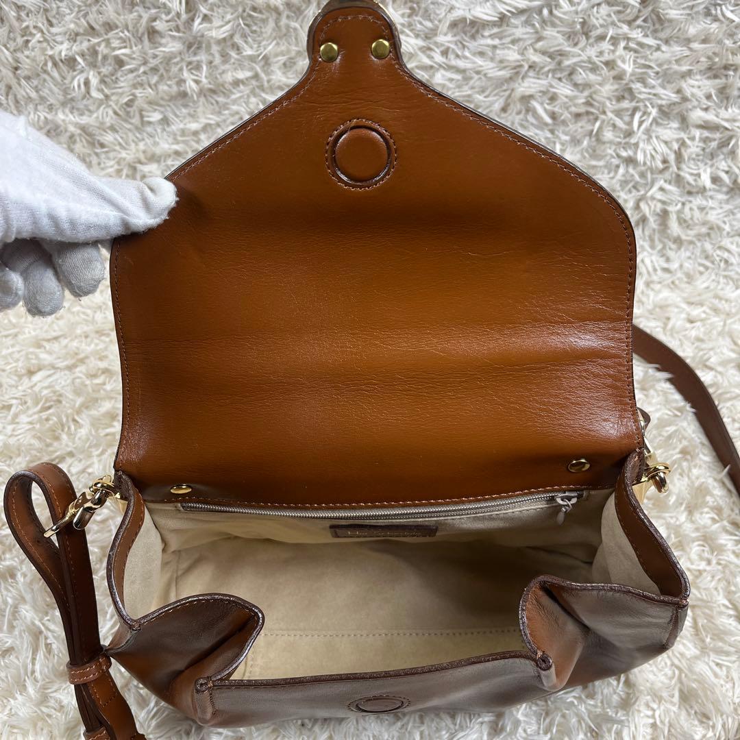 Her Schedule バースケジュール レザー ショルダーバッグ ブラウン