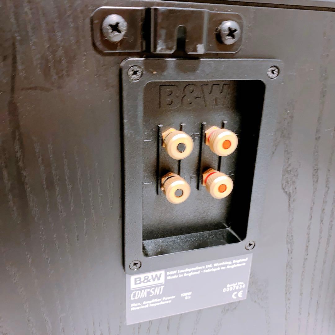 B&W CDM SNT ウォールマウントスピーカー　ペア