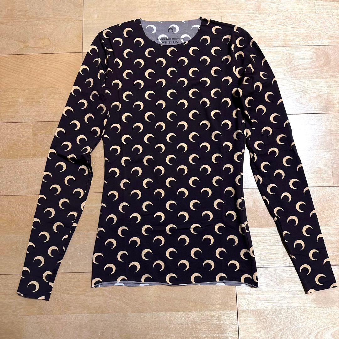 Marine Serre マリーンセル　ムーンプリントジャージートップ　月模様S