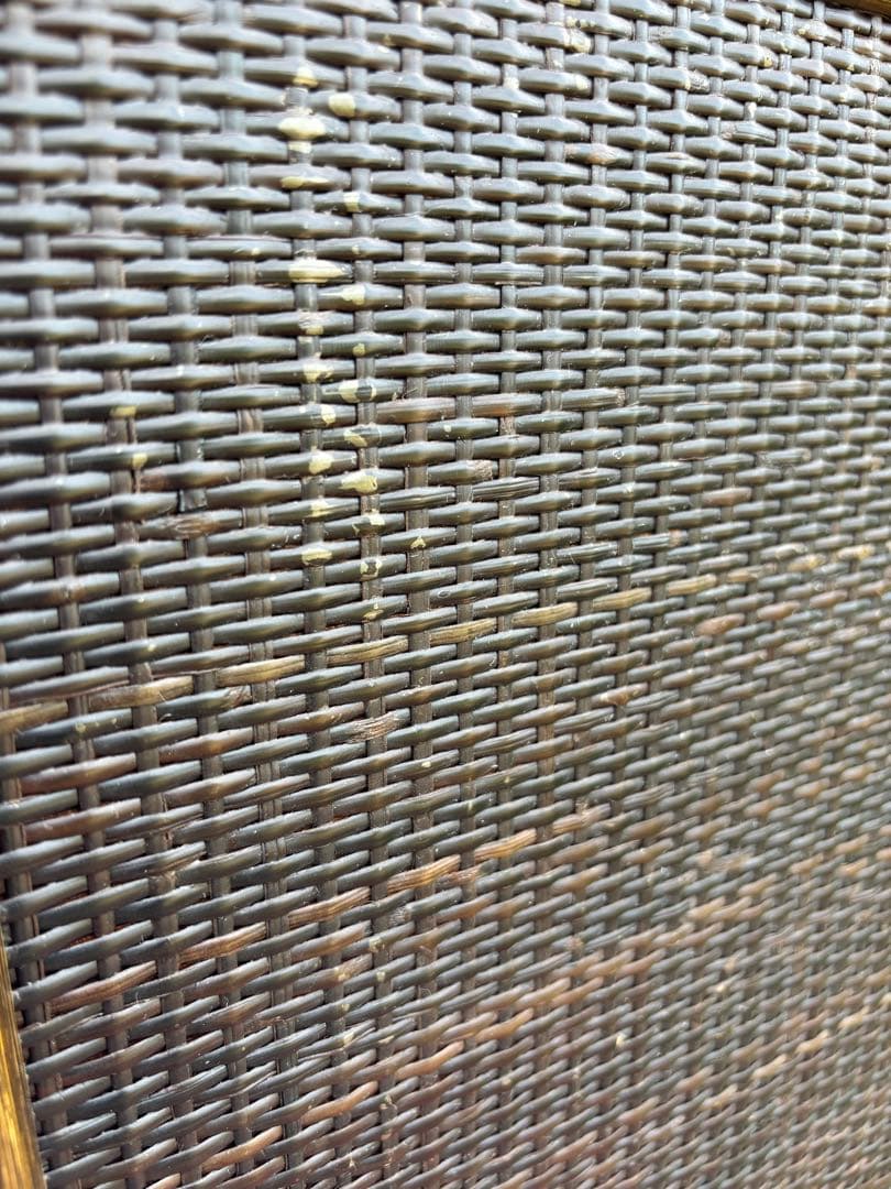 kazama カザマ　籐製　ラタンチェスト4段　チェスト　ビンテージ　昭和レトロ