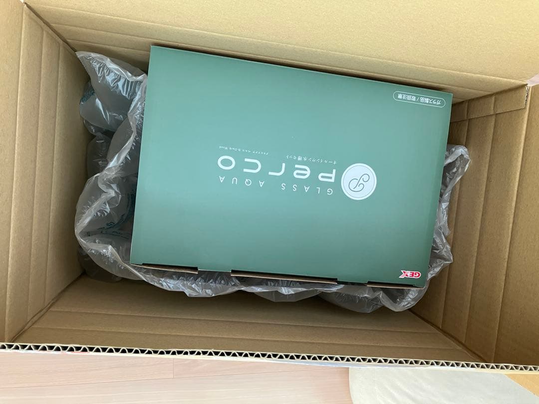 GEX GLASS AQUA PERCO 水槽セット ダークウッド