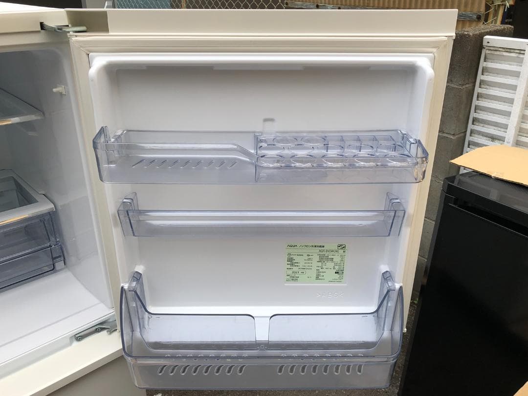 アクア 冷蔵庫 AQR-SV24K(W) 238L 2021年製