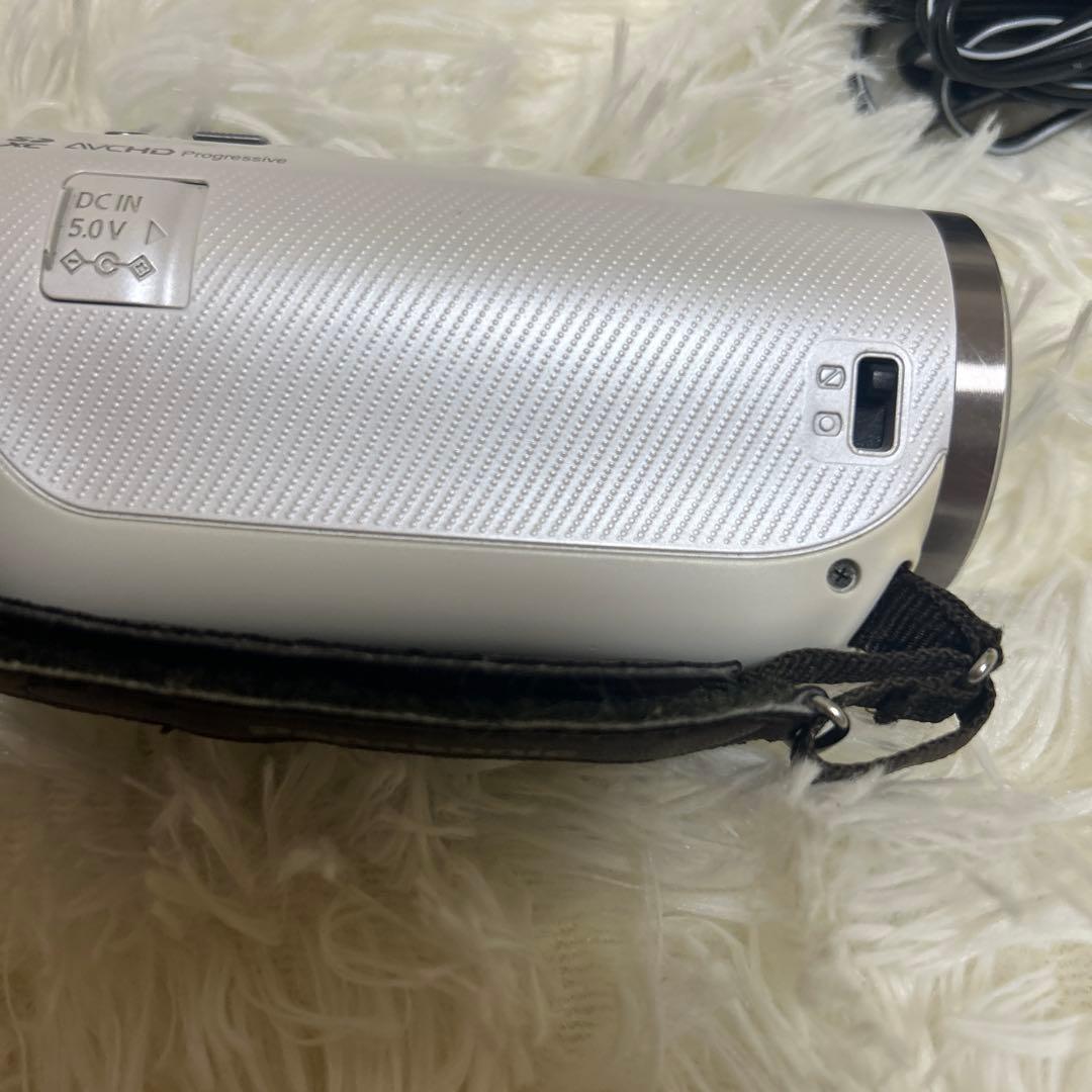 【美品】Panasonic HC-V360MS ホワイト ビデオカメラ