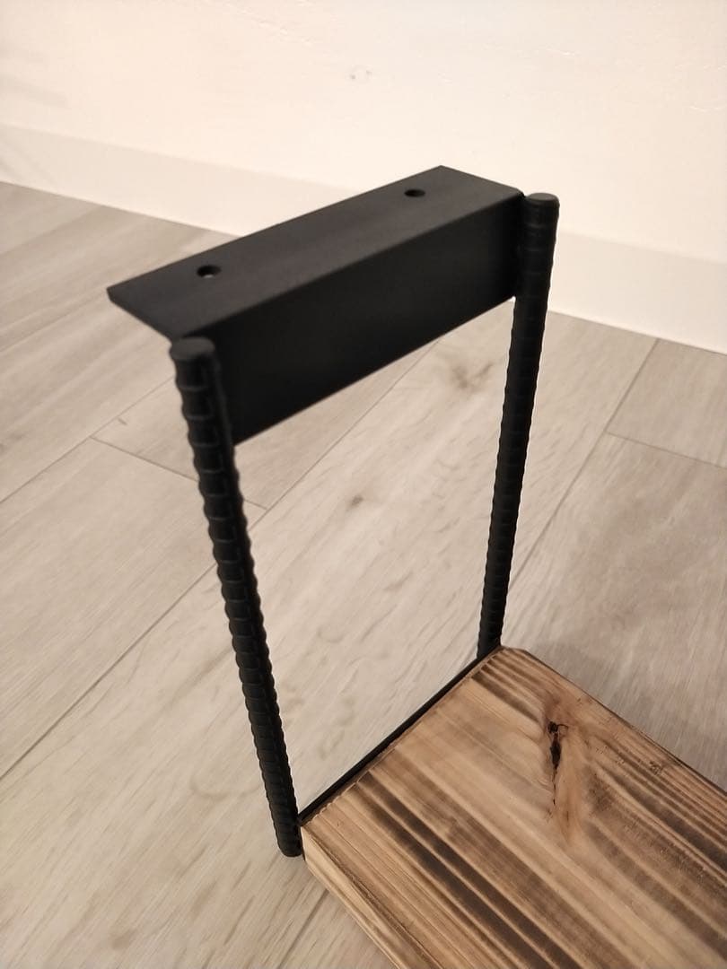 アイアン家具　ラック　吊り棚　天井　キッチン　シェルフ　おしゃれ　鉄筋　男前