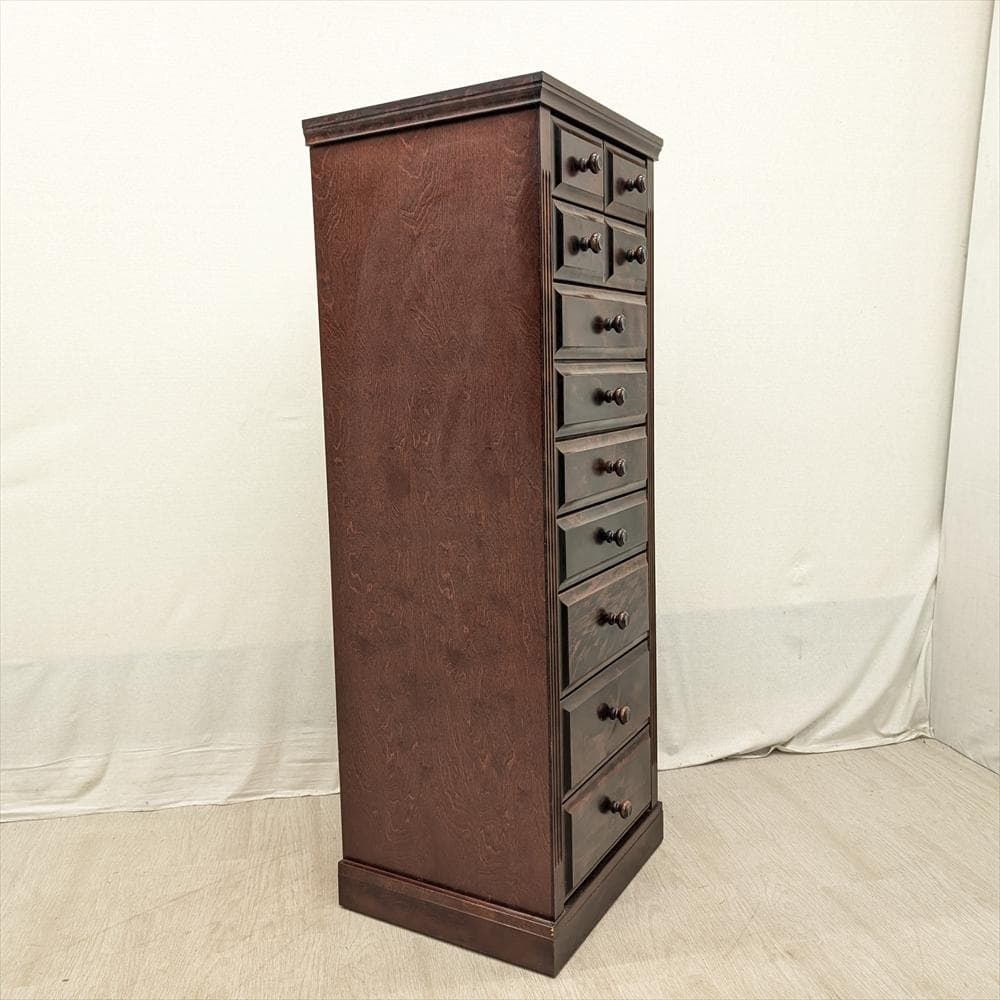 民芸　9段 11杯　整理箪笥　タンス　たんす　チェスト　ハイチェスト　小物　整理