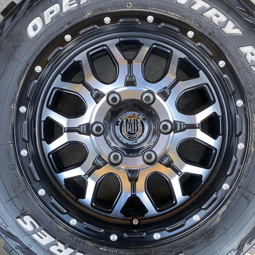 中古トーヨーオープンカントリーR/Tタイヤホイールセット　200系ハイエース