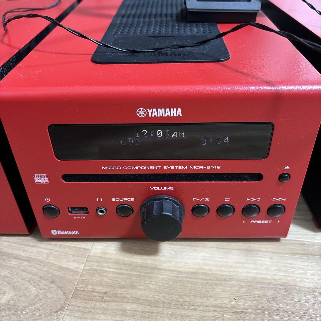 YAMAHA MCR-B142 CDプレイヤー ミニコンポ リモコン付き