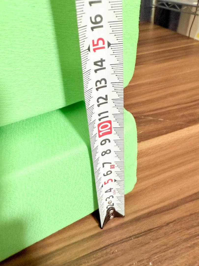 ヘルスウェーブゴールド すややか 三つ折り健康敷布団 グリーン